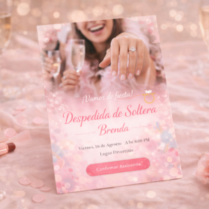 invitaciones de despedida de soltera