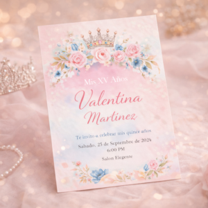 invitaciones de xv años